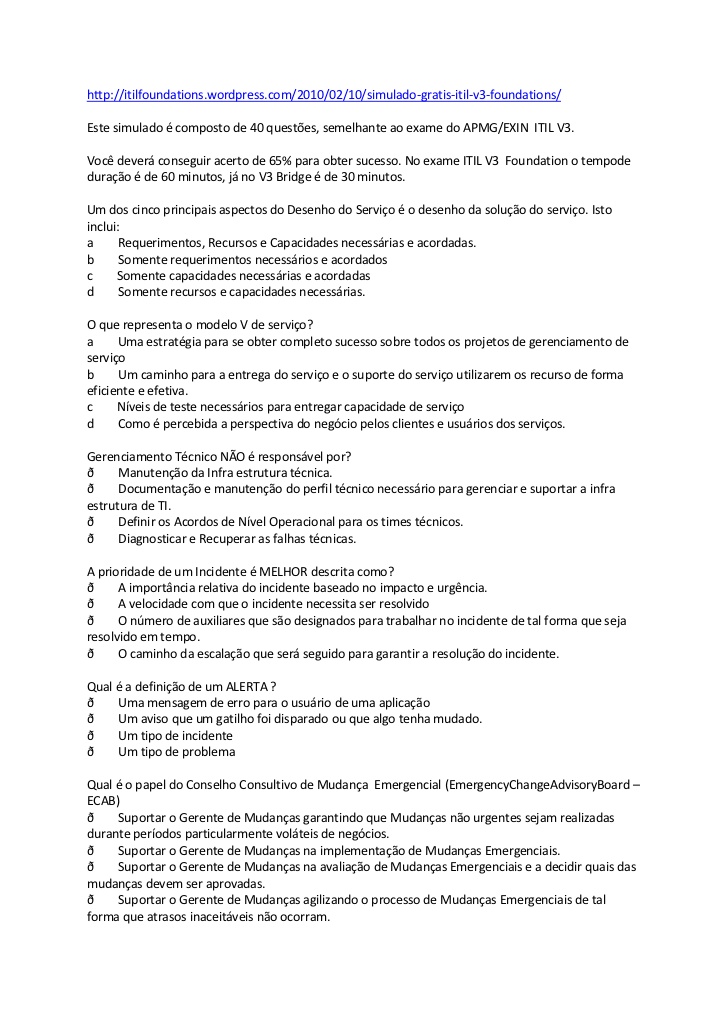 apostila de itil v3 em portugues pdf